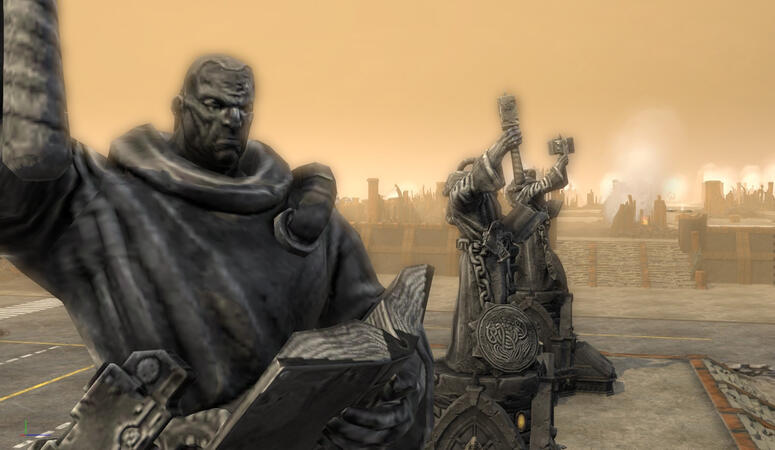 Statues - South