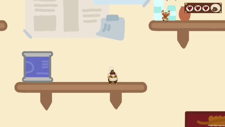 Level 2 - The Gingerbread Man taunts the Baker again!